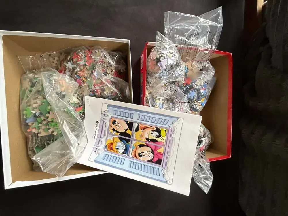 Ceaco Disney Holiday Fun Multipack 5 Jigsaw Puzzles Christmas